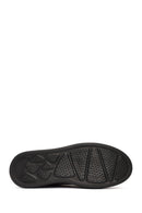 Men's Black Lace-Up Suede Leather Sneaker | Derimod Men's Black Lace-Up Suede Leather Sneaker | Derimod