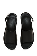 Kadın Siyah Comfort Sandalet | Derimod Kadın Siyah Comfort Sandalet | Derimod