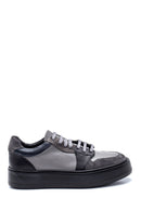 Erkek Deri Süet Detaylı Sneaker | Derimod Erkek Deri Süet Detaylı Sneaker | Derimod