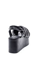 Women's Wedge Heeled Leather Sandals | Derimod Women's Wedge Heeled Leather Sandals | Derimod