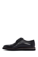 Men's Black Lace-up Leather Casual Shoes | Derimod Men's Black Lace-up Leather Casual Shoes | Derimod