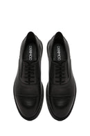 Men's Black Lace-up Leather Casual Shoes | Derimod Men's Black Lace-up Leather Casual Shoes | Derimod