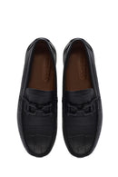 Erkek Siyah Tokalı Deri Loafer | Derimod Erkek Siyah Tokalı Deri Loafer | Derimod