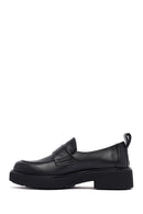 Kadın Siyah Deri Maskülen Loafer | Derimod Kadın Siyah Deri Maskülen Loafer | Derimod
