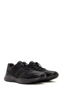 Men's Black Lace-up Leather Sneaker | Derimod Men's Black Lace-up Leather Sneaker | Derimod