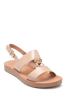 Women's Snake Printed Casual Sandals | Derimod Women's Snake Printed Casual Sandals | Derimod
