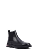 Male Black Leather Chelsea Boots | Derimod Male Black Leather Chelsea Boots | Derimod