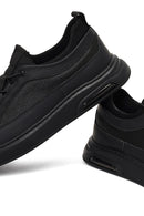 Erkek Siyah Bağcıklı Kalın Tabanlı Deri Sneaker | Derimod Erkek Siyah Bağcıklı Kalın Tabanlı Deri Sneaker | Derimod