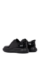 Men's Black Lace-Up Thick-Soled Leather Casual Shoe | Derimod Men's Black Lace-Up Thick-Soled Leather Casual Shoe | Derimod