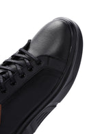 Erkek Siyah Deri Sneaker | Derimod Erkek Siyah Deri Sneaker | Derimod