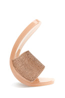 Women's Pink Transparent Stone Slippers | Derimod Women's Pink Transparent Stone Slippers | Derimod