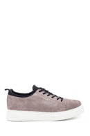 Men's Mink Suede Leather Sneaker | Derimod Men's Mink Suede Leather Sneaker | Derimod