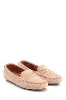 Kadın Süet Deri Loafer | Derimod Kadın Süet Deri Loafer | Derimod