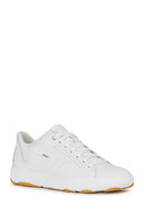 Geox Erkek Beyaz Nebula Y Deri Sneaker | Derimod Geox Erkek Beyaz Nebula Y Deri Sneaker | Derimod