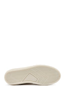 Women's Mink Lace-Up Suede Leather Sneakers | Derimod Women's Mink Lace-Up Suede Leather Sneakers | Derimod
