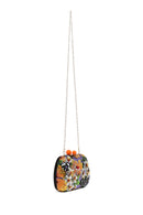 Woman Multicolored Chain Strap Sequin Mini Box Evening Bag | Derimod Woman Multicolored Chain Strap Sequin Mini Box Evening Bag | Derimod