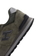Hammer Jack Erkek Haki Peru Süet Deri Sneaker | Derimod Hammer Jack Erkek Haki Peru Süet Deri Sneaker | Derimod