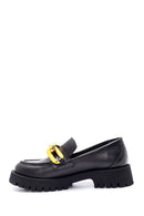Kadın Deri Zincirli Loafer | Derimod Kadın Deri Zincirli Loafer | Derimod