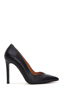 Kadın Siyah Deri Stiletto | Derimod Kadın Siyah Deri Stiletto | Derimod