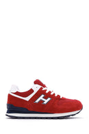 Hammer Jack Erkek Kırmızı Süet Deri Kolombiya M Sneaker | Derimod Hammer Jack Erkek Kırmızı Süet Deri Kolombiya M Sneaker | Derimod