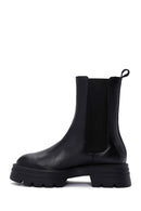 Women's Black Leather Chelsea Boots | Derimod Women's Black Leather Chelsea Boots | Derimod