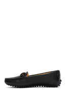 Women's Black Leather Loafer | Derimod Women's Black Leather Loafer | Derimod