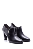 Women's Zipper Heeled Bootie | Derimod Women's Zipper Heeled Bootie | Derimod