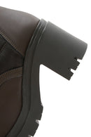 Women's Green Thick Heeled Boots | Derimod Women's Green Thick Heeled Boots | Derimod