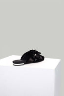 Sequin Detailed Women's Slippers | Derimod Sequin Detailed Women's Slippers | Derimod