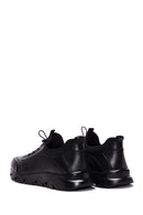 Erkek Siyah Deri Casual Sneaker | Derimod Erkek Siyah Deri Casual Sneaker | Derimod