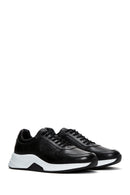 Erkek Siyah Deri Sneaker | Derimod Erkek Siyah Deri Sneaker | Derimod