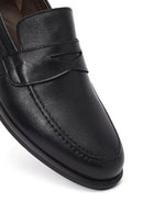Erkek Siyah Deri Klasik Loafer | Derimod Erkek Siyah Deri Klasik Loafer | Derimod