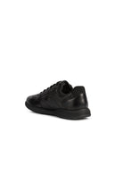 Geox Men's Black Spherica Ec2 Lace-Up Leather Casual Sneaker | Derimod Geox Men's Black Spherica Ec2 Lace-Up Leather Casual Sneaker | Derimod