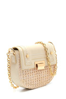 Women's Straw Detailed Crossbody Bag | Derimod Women's Straw Detailed Crossbody Bag | Derimod