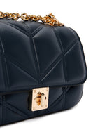 Women's Navy Blue Long Strap Crossbody Bag | Derimod Women's Navy Blue Long Strap Crossbody Bag | Derimod