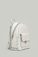 White Women's Backpack | Derimod White Women's Backpack | Derimod