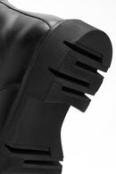 Woman Black Zippered Leather Boat | Derimod Woman Black Zippered Leather Boat | Derimod