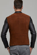Gasol Men's Leather Jacket | Derimod Gasol Men's Leather Jacket | Derimod