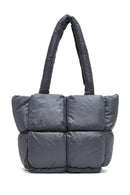 Women's Gray Quilted Shoulder Bag | Derimod Women's Gray Quilted Shoulder Bag | Derimod