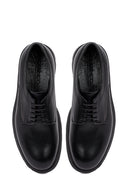 Men's Black Thick-Soled Leather Casual Shoes | Derimod Men's Black Thick-Soled Leather Casual Shoes | Derimod