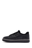 Male Black Leather Sneakers | Derimod Male Black Leather Sneakers | Derimod