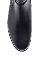 Women's Crocodile Detailed Leather Boots | Derimod Women's Crocodile Detailed Leather Boots | Derimod