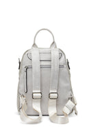 Woman Grey Long Strap Backpack | Derimod Woman Grey Long Strap Backpack | Derimod