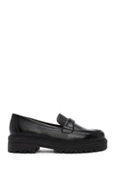 Derimod Gritti Kadın Siyah Deri Maskülen Loafer | Derimod Derimod Gritti Kadın Siyah Deri Maskülen Loafer | Derimod