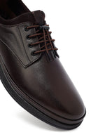 Men's Brown Lace Up Leather Casual Shoes | Derimod Men's Brown Lace Up Leather Casual Shoes | Derimod
