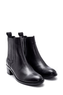 Women's Leather Short Heeled Boots | Derimod Women's Leather Short Heeled Boots | Derimod