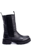 Women's Leather Long Chelsea Boots | Derimod Women's Leather Long Chelsea Boots | Derimod