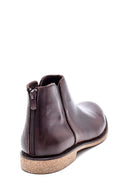 Men's Leather Back Zippered Classic Boots | Derimod Men's Leather Back Zippered Classic Boots | Derimod