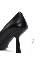 Kadın Siyah Deri Stiletto | Derimod Kadın Siyah Deri Stiletto | Derimod