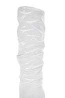 Women's White Thin Heeled Patent Leather Boots | Derimod Women's White Thin Heeled Patent Leather Boots | Derimod